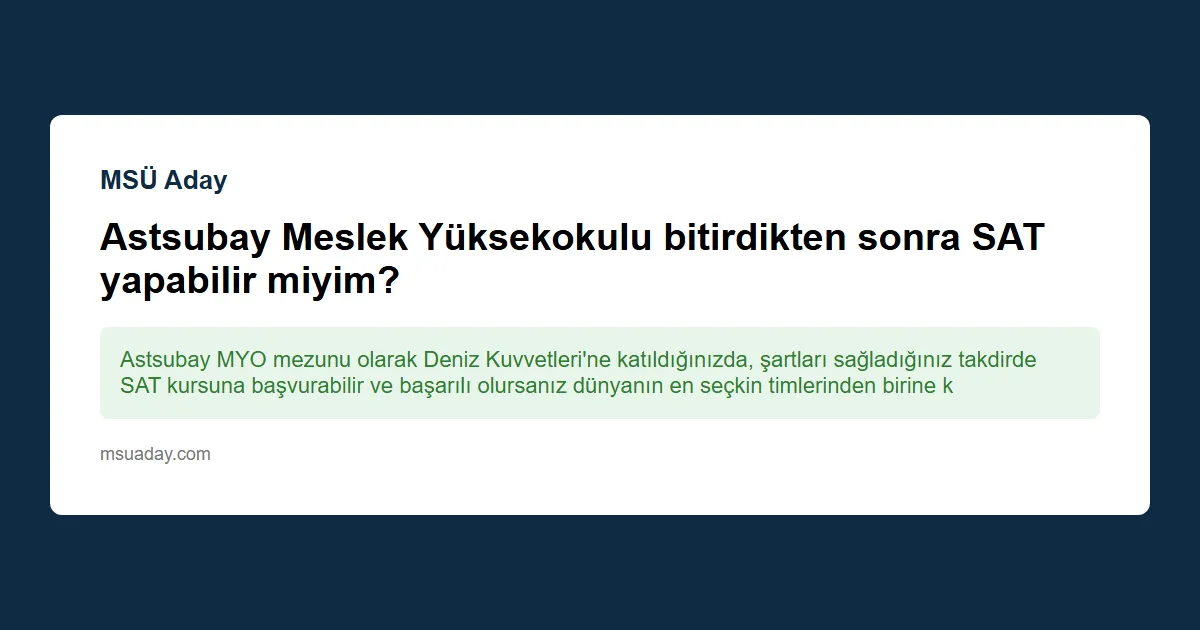 Astsubay Meslek Yüksekokulu'nda çift diploma veriliyor mu?