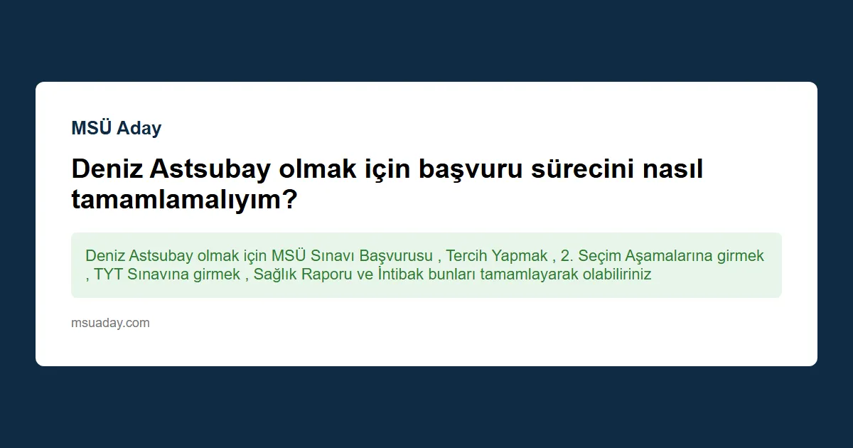 Deniz Harp Okulu’na başvururken yüzme bilmem sıkıntı yaratır mı?