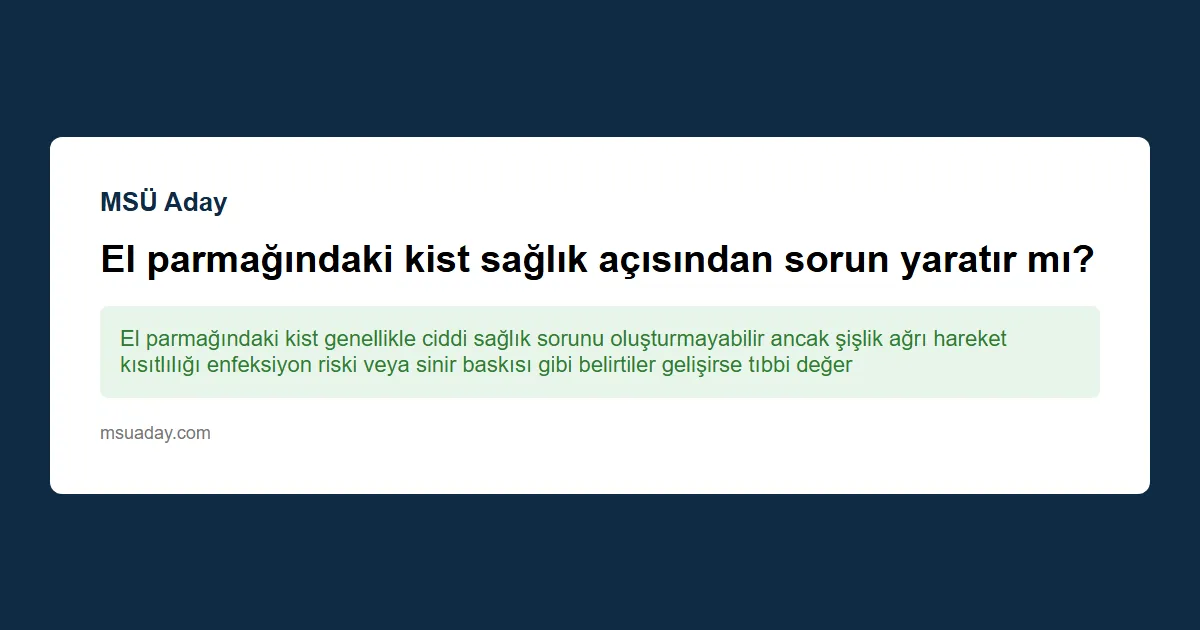 Epilepsi geçmişi olan bir aday MSÜ sınavına girebilir mi?