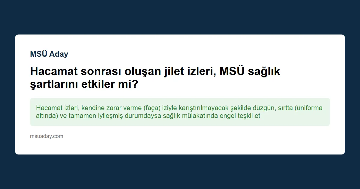 Hafif kunduracı göğüsü MSÜ sağlık şartları için engel mi?