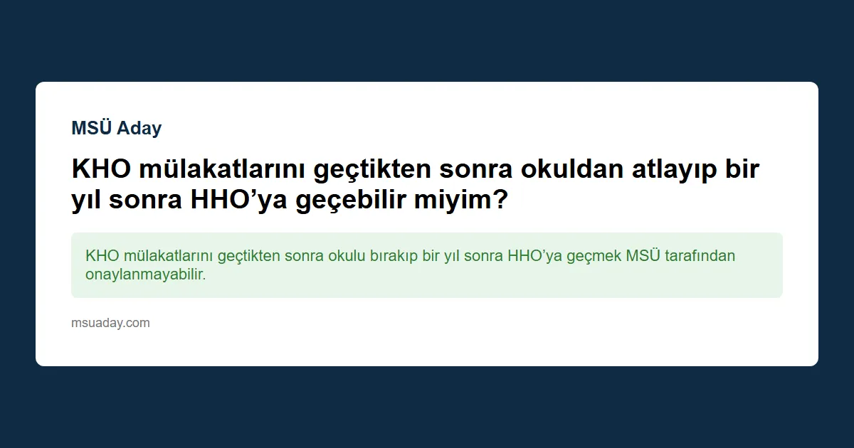 KHO’da kıl dönmesi amaliyatı engel mi?