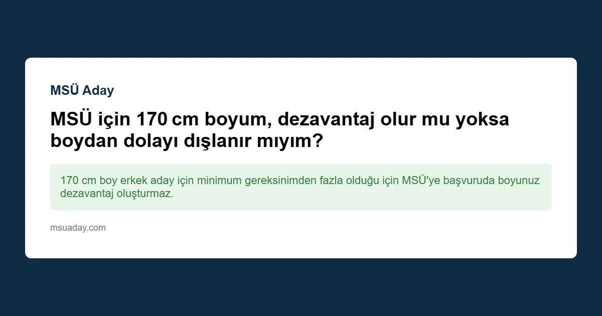 MSÜ için bando esnek düz taban M7 kabul ediliyor mu?