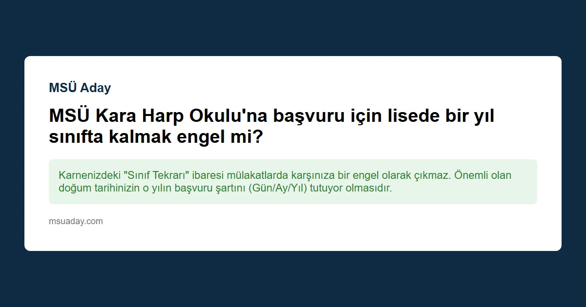 MSÜ kazanmak için AYT'ye girilmesi gerekiyor mu?