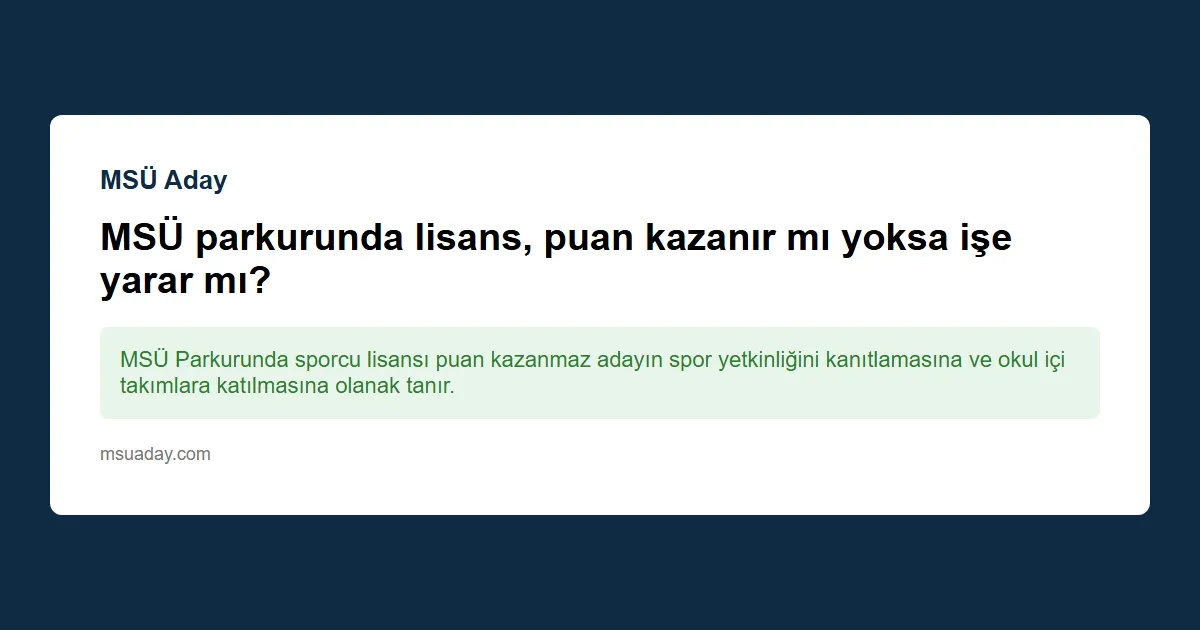 MSÜ ve  PMYO sınavında kulak arkasında  4 cm  iz olması bir engel oluşturur mu?